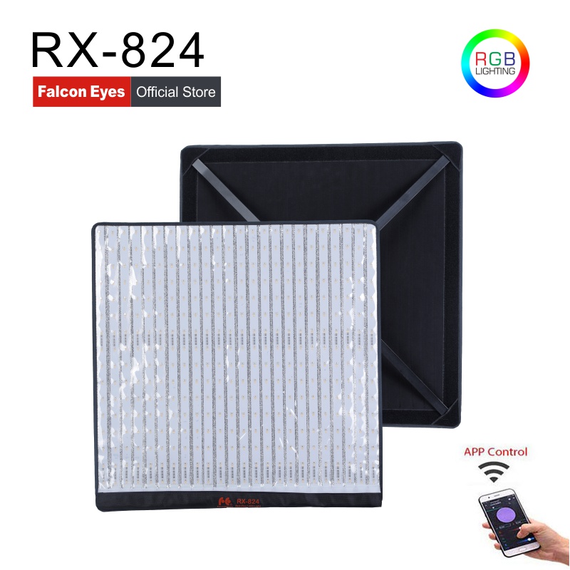 特売 FalconEyes Bi-color 150w 2色色温度 3000k−5600k ビデオライト 折り畳み式 巻き取り可能 撮影用ライト RX-24TDX 